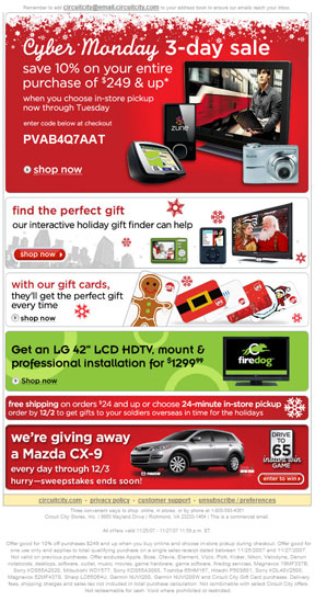 Circuit City: MarketingSherpa Gold Customer Award